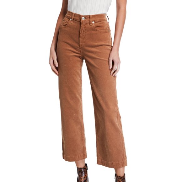 7 For All Mankind Alexa High Rise Cropped Jeans 29 NWT - Picture 4 of 5